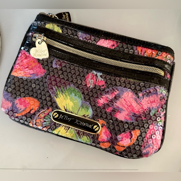 Betsey Johnson satchel purse with free mini bag! 💗 - Picture 14 of 16